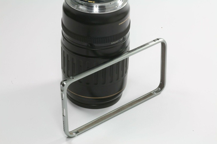 Telefontok iPhone 6 6S MELKCO fém lökhárító szürke