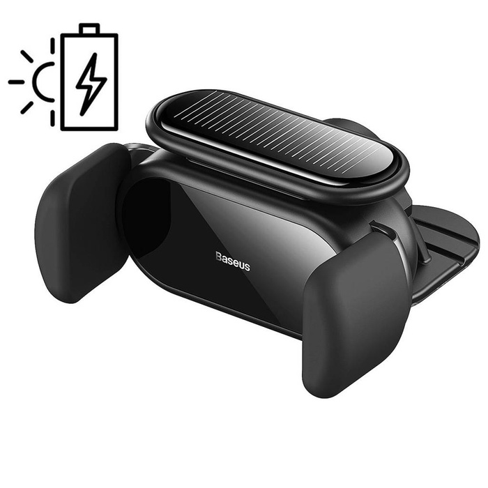 Baseus Steel Cannon Pro solární automat držák kokpit auta černý (SUGP010001)