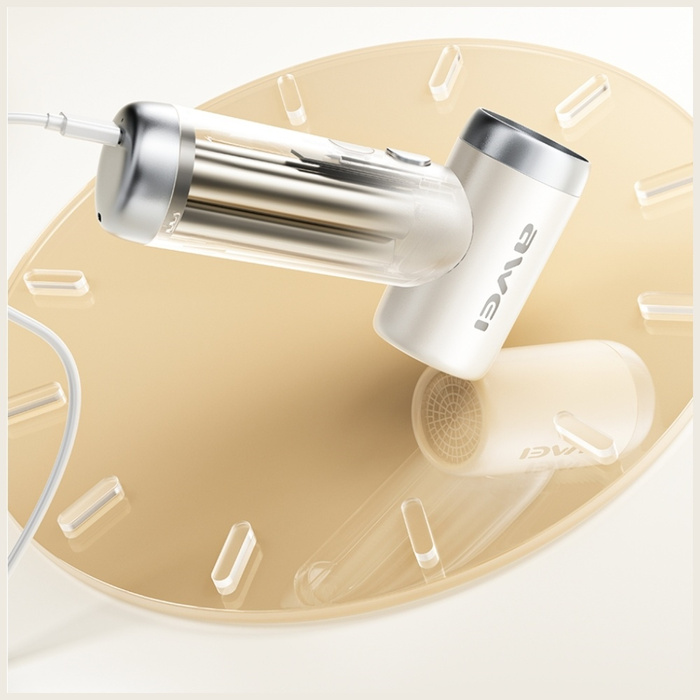 Wielofunkcyjny wiatrak AWEI F40 3w1      3300mAh biały