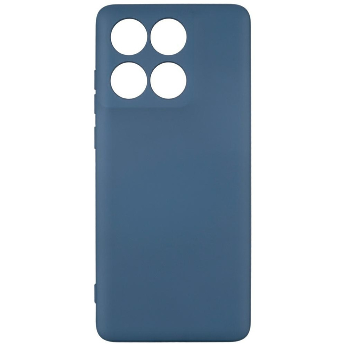 Etui Beline Silicone do Motorola Edge 60 niebieski