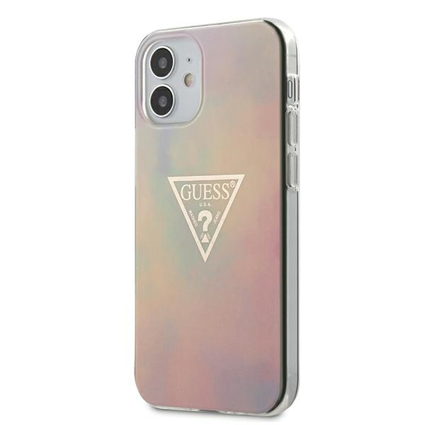 Case GUESS Apple iPhone 12 Mini 5,4 Tie & Die Collection GUHCP12SPCUMCGG01 Pink Hardcase