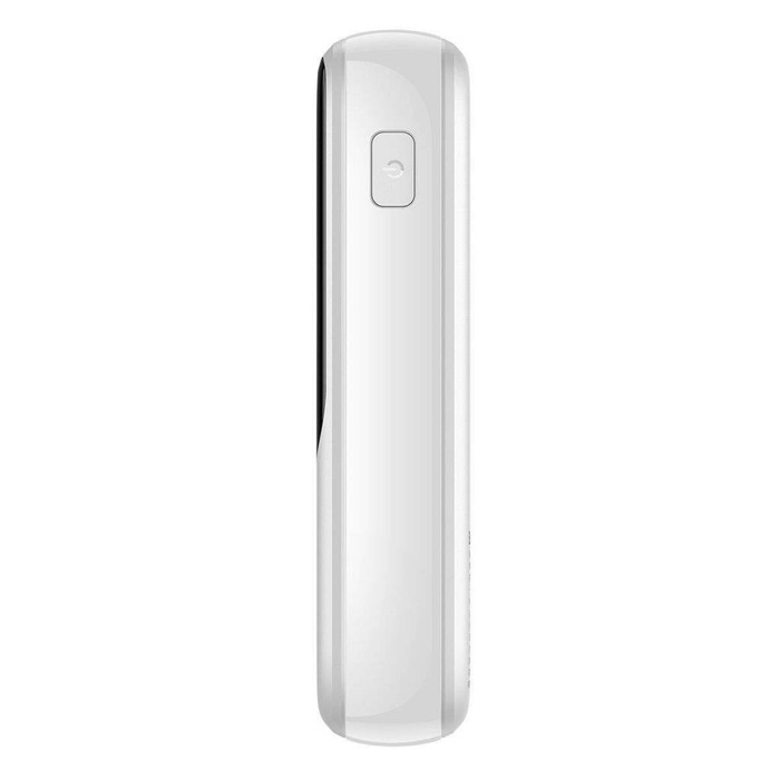 Baseus Qpow Digital Display powerbank with fast charging 10000mAh 22.5W QC/PD/SCP/FCP with built-in USB-C cable white