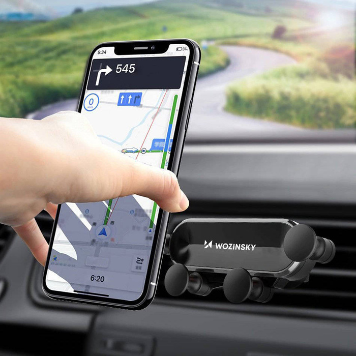 Wozinsky Gravity Car Mount Phone Holder for Air Outlet black (WCH-05)