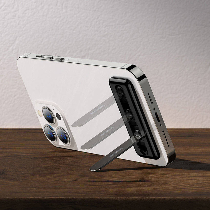 Baseus self-adhesive foldable phone holder white (LUXZ000002)