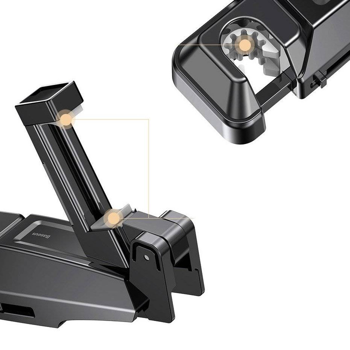 Baseus backseat vehicle phone holder hook Auto Rücksitz Kopfstütze Tablet Smartphone Halterung 4.0''-6.5'' schwarz (SUHZ-A01)