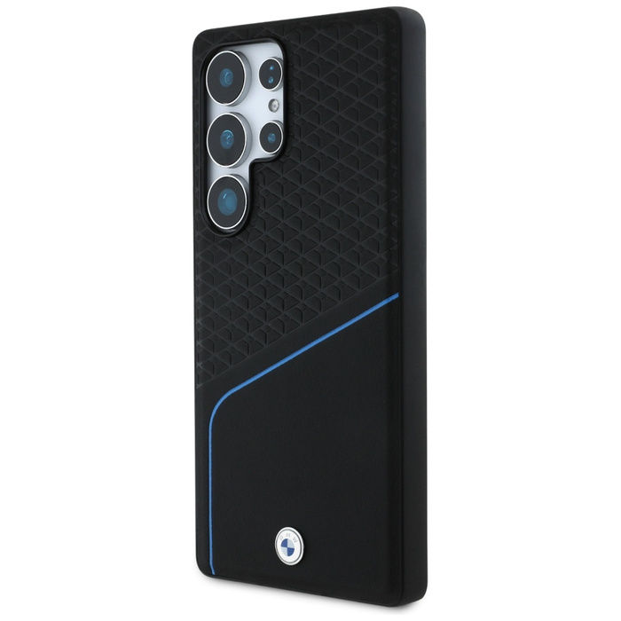 Funda BMW Cuero texturizado y liso MagSafe para Samsung Galaxy S25 Ultra negro