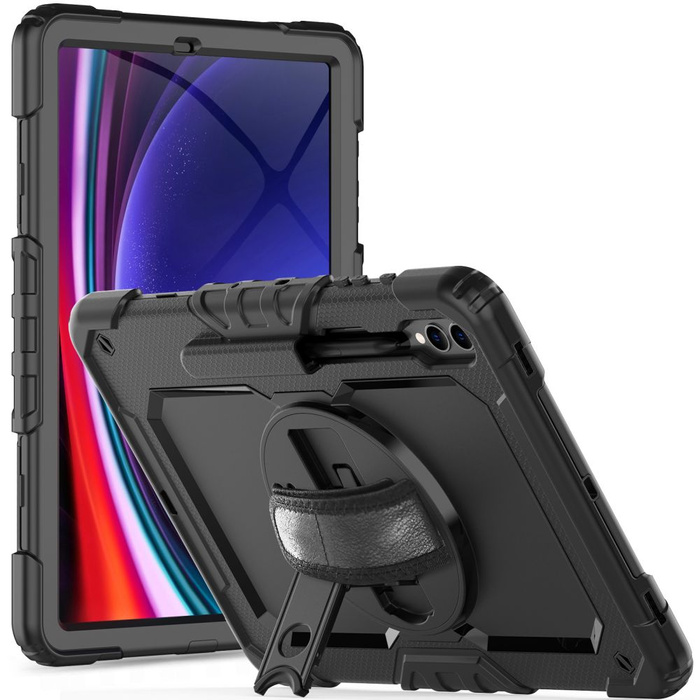Case Tech-protect Solid360 Galaxy Tab S9+ Plus 12.4 X810 / X816b Black