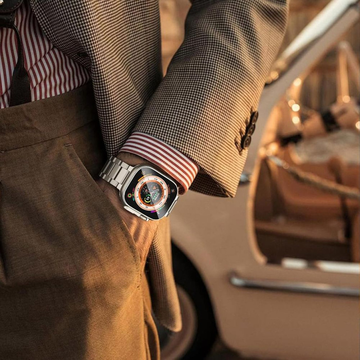 TECH-PROTECT STAINLESS PRO APPLE WATCH 4 / 5 / 6 / 7 / 8 / 9 / SE / ULTRA 1 / 2 (42 / 44 / 45 / 49 MM) BLACK