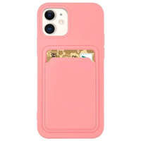Case Card Case silikonew case wallet with card pocket documents for Samsung Galaxy S22+ (S22 Plus) pink Case