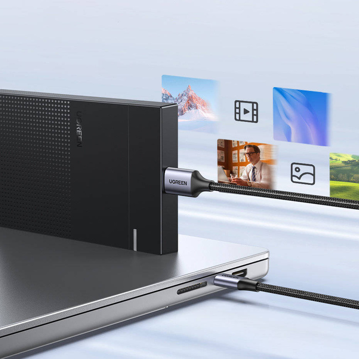 Câble USB C - Micro USB B 3.0 5Gb/s 3A 1m Ugreen US565 - gris