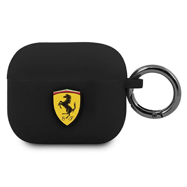 Cover FERRARI Apple AirPods 3 Custodia in silicone nero