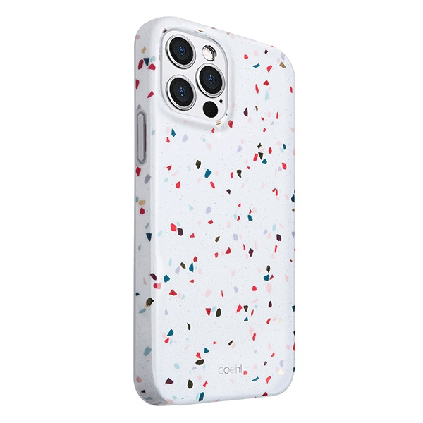 Puzdro UNIQ Apple iPhone 12 12 Pro Coehl Terrazzo White Case
