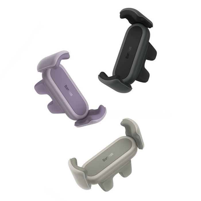 Soporte para smartphone Baseus Steel Cannon 2 para la rejilla de ventilación negro (SUGP000001)