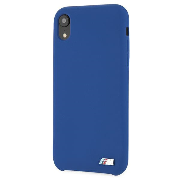 Hülle BMW BMHCI61MSILNA iPhone Xr blau/navy hartcase Silikon M Kollektion
