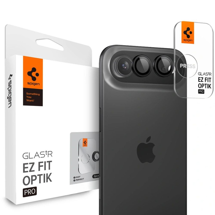 CAMERA PROTECTOR Spigen OPTIK PRO GLAS.TR "EZ FIT" CAMERA PROTECTOR 2-PACK IPhone AIR BLACK