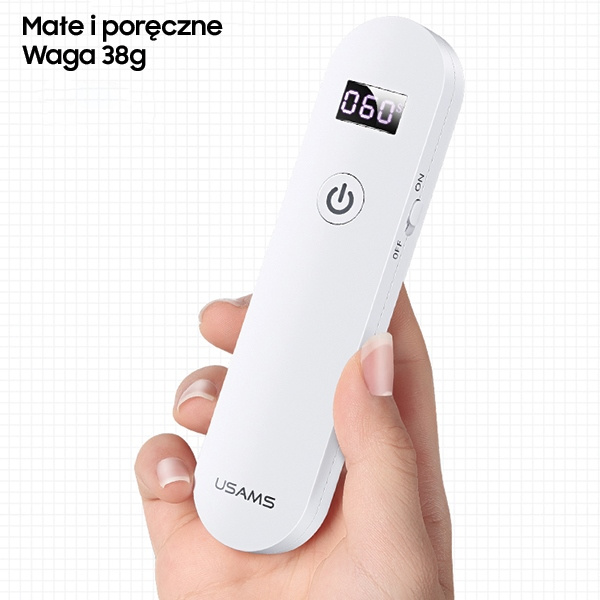 Dezinfekčná lampa USAMS Mini UV-C Handheld White
