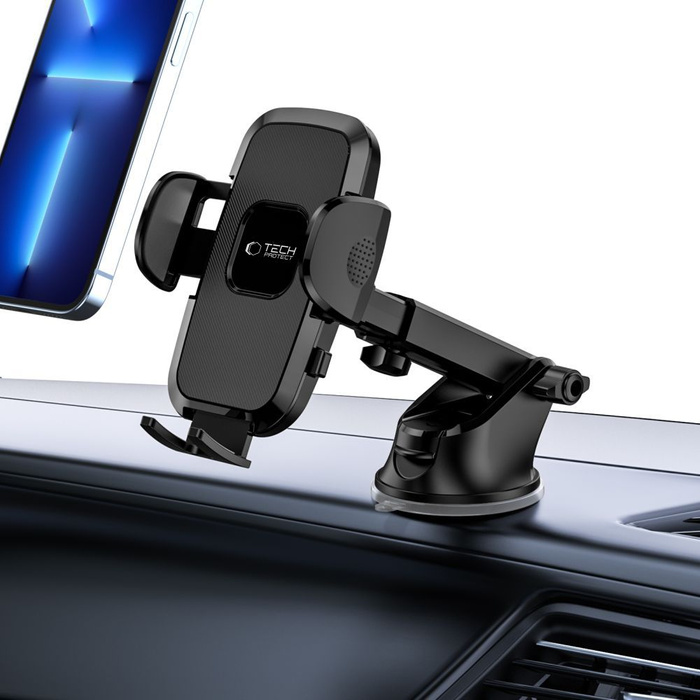 Ständer auf handy TECH-PROTECT V3 UNIVERSAL WINDSHIELD & DASHBOARD CAR MOUNT BLACK
