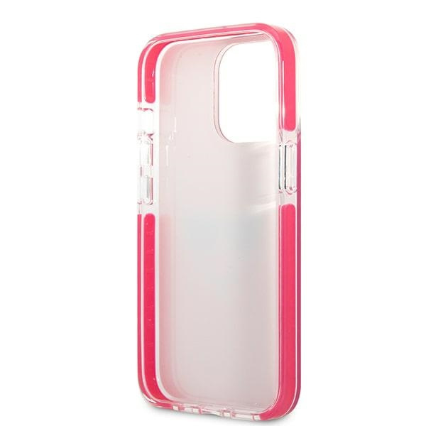 Hülle KARL LAGERFELD Apple iPhone 13 Pro Max Choupette Kopf Fuchsia Rosa Hartcase