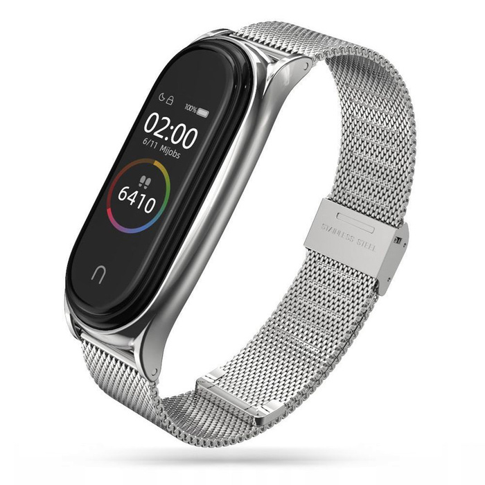 Strap TECH-PROTECT MILANESEBAND XIAOMI MI SMART BAND 7 SILVER
