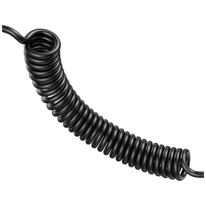 USAMS Charg. sam. 2xUSB-C 1xUSB-A C33 60W s pružinovým kabelem Fast Charge černá/černá CC167CC01 (US-CC167)