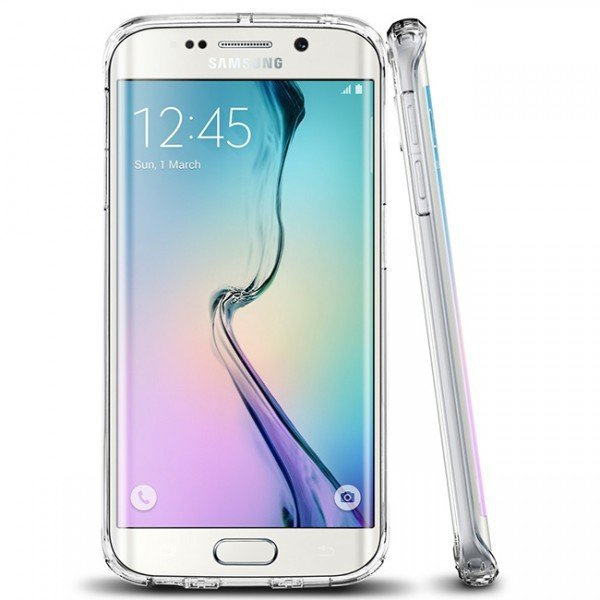 Puzdro SPIGEN Ultra Hybrid S amsung Galaxy S6 Edge Clear Transparent Case