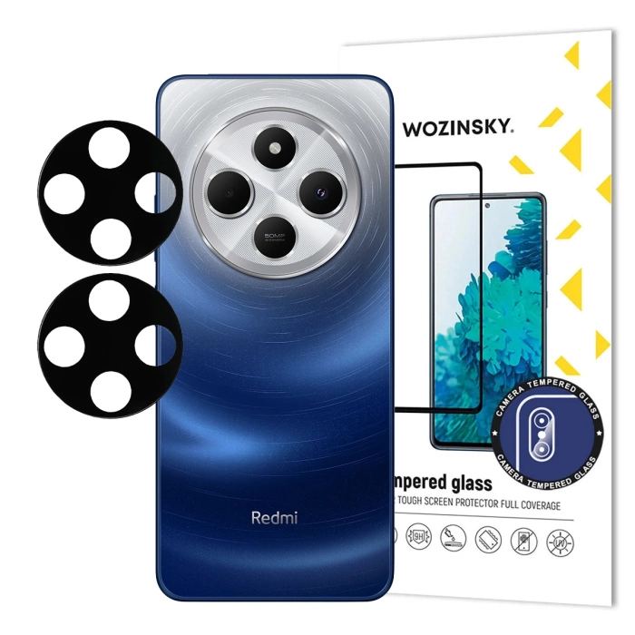 Wozinsky Full Camera Glass for Xiaomi Redmi Note 14 5G, 2-pack