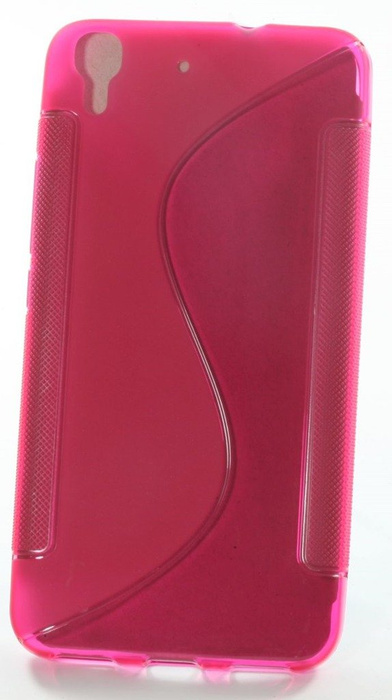 S-Line Huawei Ascend Y6 kryt růžový Pouzdro silikonový