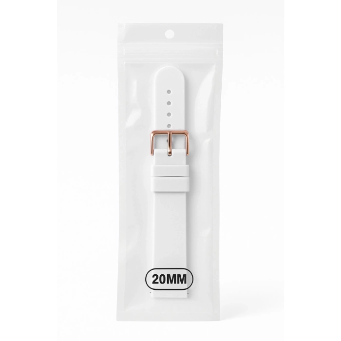 Silicone Strap for Huawei Watch GT2 / GT3 42mm - White