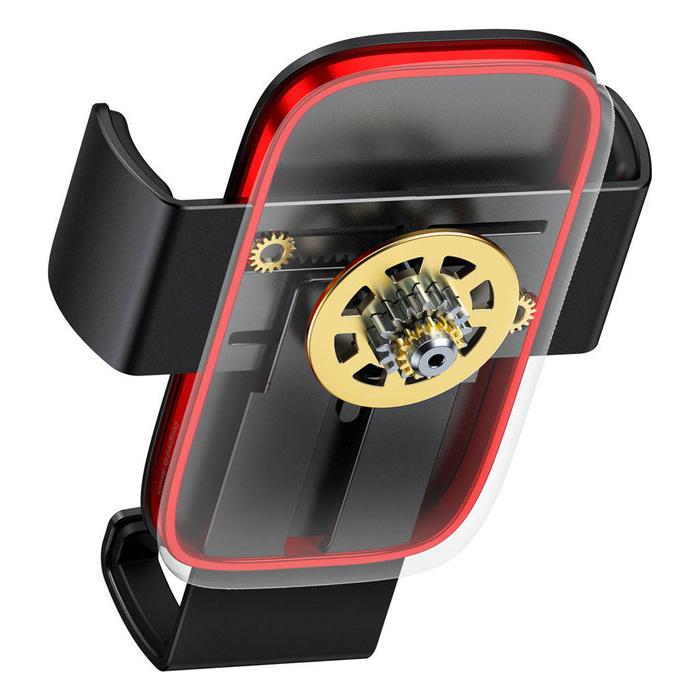 [RETURNED ITEM] Baseus Metal Age II gravitational car phone holder for ventilation grille black (SUJS000001)
