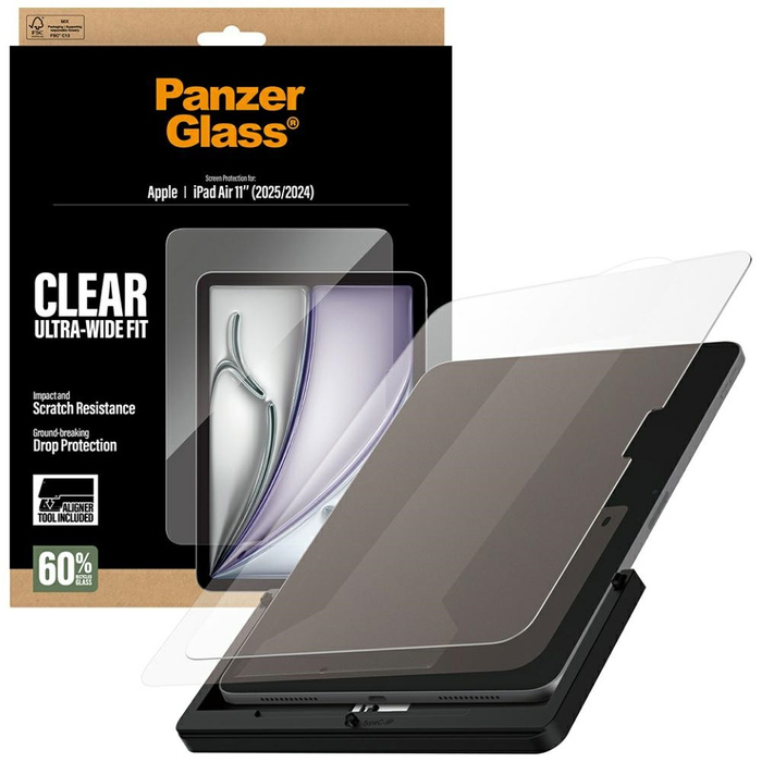 Szkło hartowane PanzerGlass Ultra-Wide   Fit do iPad Air 11" (2025/2024)