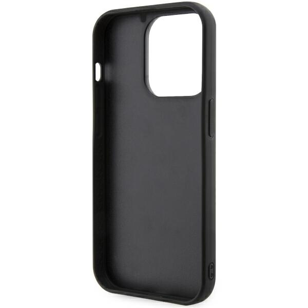 Case Karl Lagerfeld KLHCP14L3DRKINK iPhone 14 Pro 6.1" black/black hardcase Rubber Ikonik 3D Case