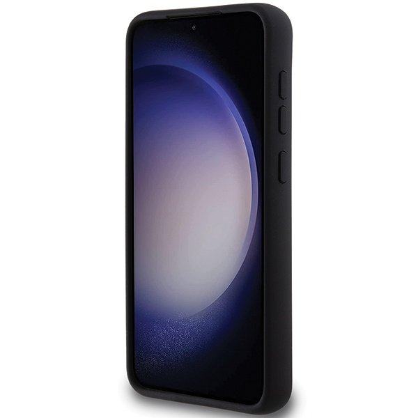 Etui Karl Lagerfeld KLHCS24MSMHKCNPK S24+ S926 hardcase czarny/black Silicone Karl&Choupette Metal Pin