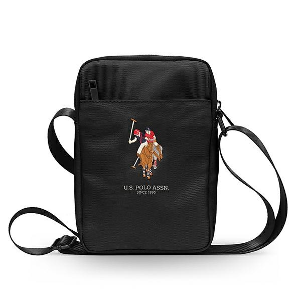 US Polo Tasche USTB8PUGFLBK 8" schwarz /schwarz