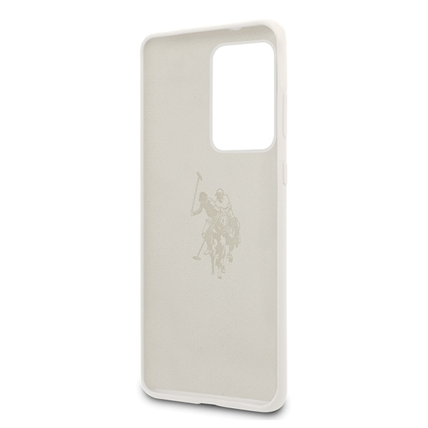 Coque US POLO Samsung Galaxy S20 Ultra Silicone Collection White Case