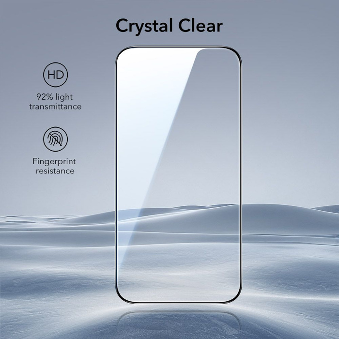 Tempered Glass ESR ULTRAFIT TEMPERED GLASS 2-PACK IPhone 17 PRO MAX CLEAR