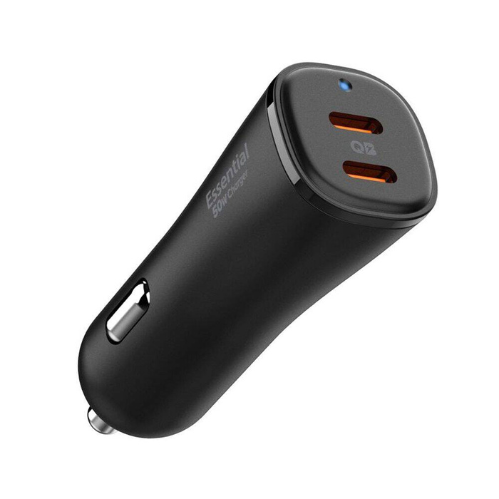 Cargador Spigen ARCEV502 STATION ESSENTIAL CARGADOR DE COCHE 50W NEGRO