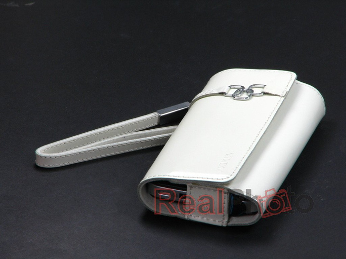 Pouzdro NOKIA CP-340 Bílý kožený kryt iPhone 4 4S