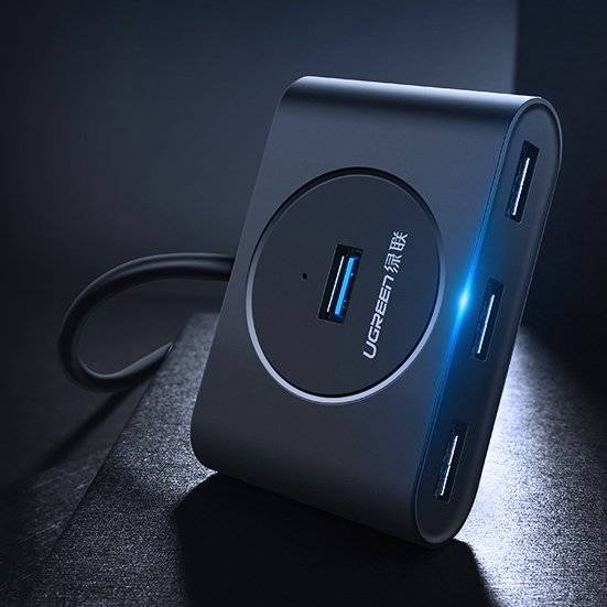 Ugreen HUB rozbočovač 4x USB 3.2 Gen 1 (1 m kabel) černý (CR113 20291)