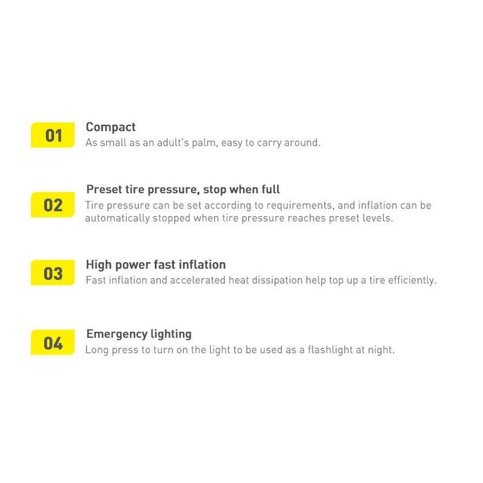 Baseus mini kompresorová vzduchová pumpa do auta do zásuvky zapalovače cigaret černá (CRCQ000001)