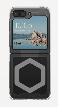 Etui UAG Plyo Pro - obudowa ochronna do Samsung Galaxy Flip 5 z wbudowanym modułem magnetycznym (ice-silver) Case