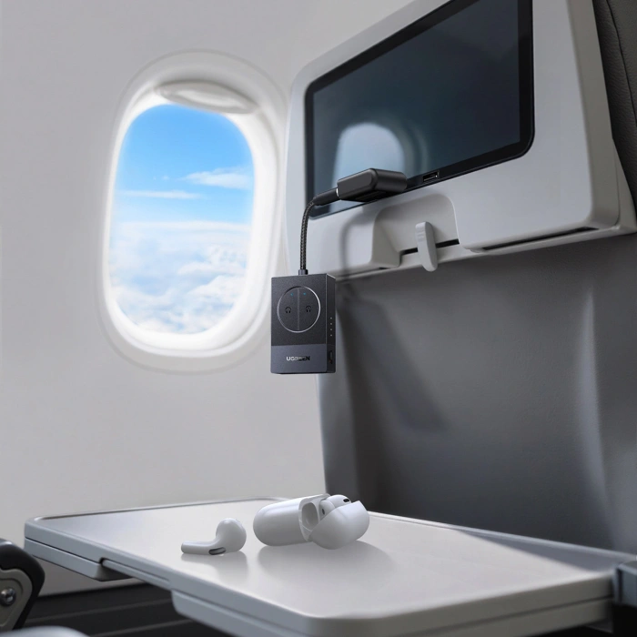 Transmiter Ugreen BT305 Bluetooth 5.4 - czarny