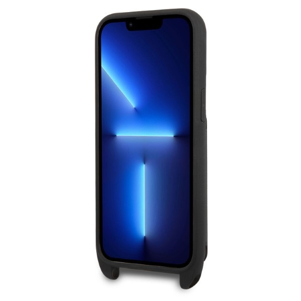 Hülle Karl Lagerfeld Klhcp13lsakhpk iPhone 13 Pro / 13 6.1" Hardcase Saffiano Metall Karl Kopf Case