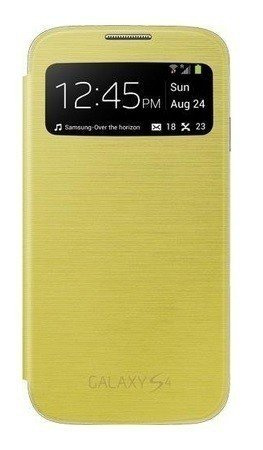 Housse SAMSUNG Galaxy S4 SIV I9500 I9505 Coque Flip S-VIEW EF-CI950BWEG Jaune