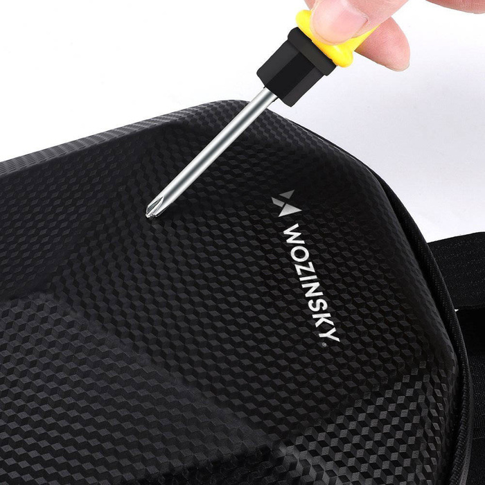 Wozinsky Bolsa impermeable para manillar de scooter 4L Negro (WSB2BK)