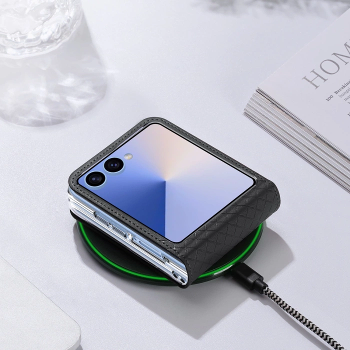 Dux Ducis Bril Case für Samsung Galaxy Z Flip 7 - Schwarz