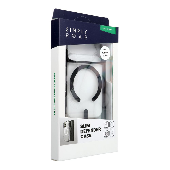 ROAR futerał SLIM DEFENDER kompatybilny z MagSafe do IPHONE 17 Pro czarny