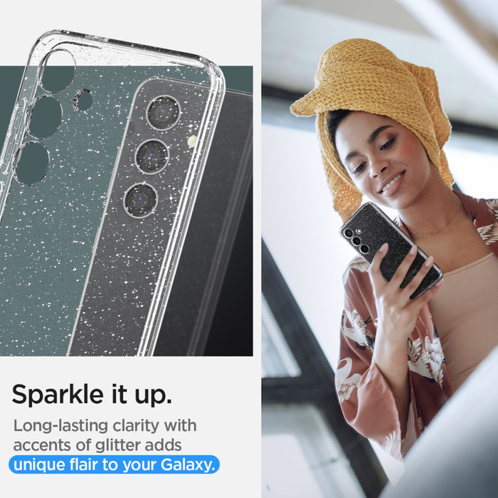 Funda Spigen Liquid Crystal Samsung Galaxy S24 Glitter Cristal Case