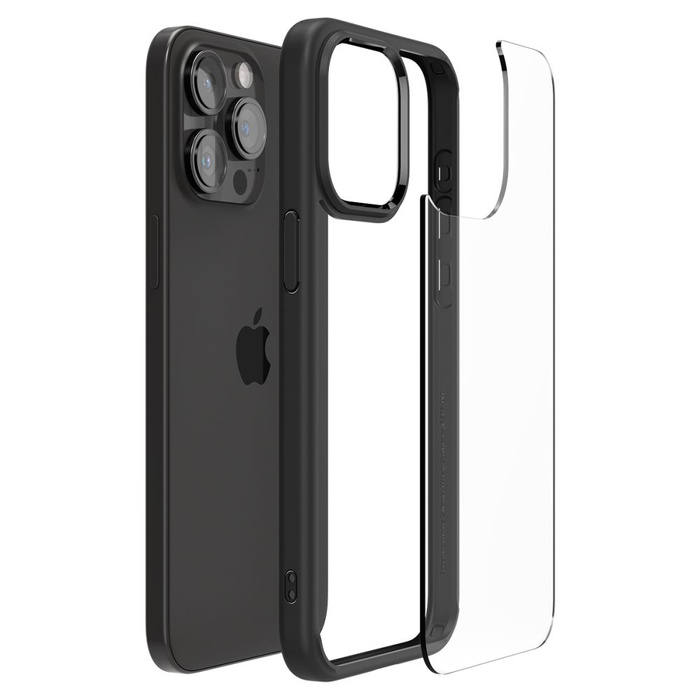 Funda Spigen Ultra Hybrid iPhone 15 Pro MATTE Negro