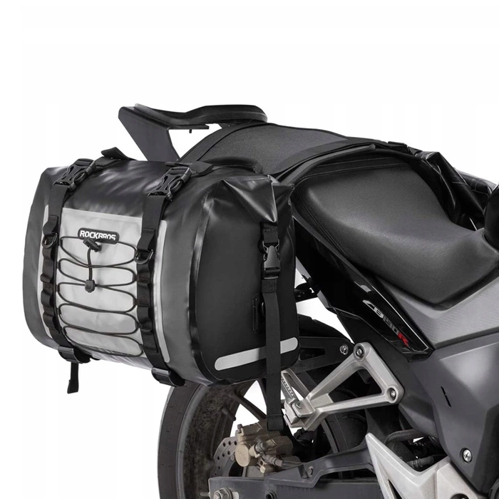 Brašna na motorku Rockbros AS-010BGR, voděodolná - šedá