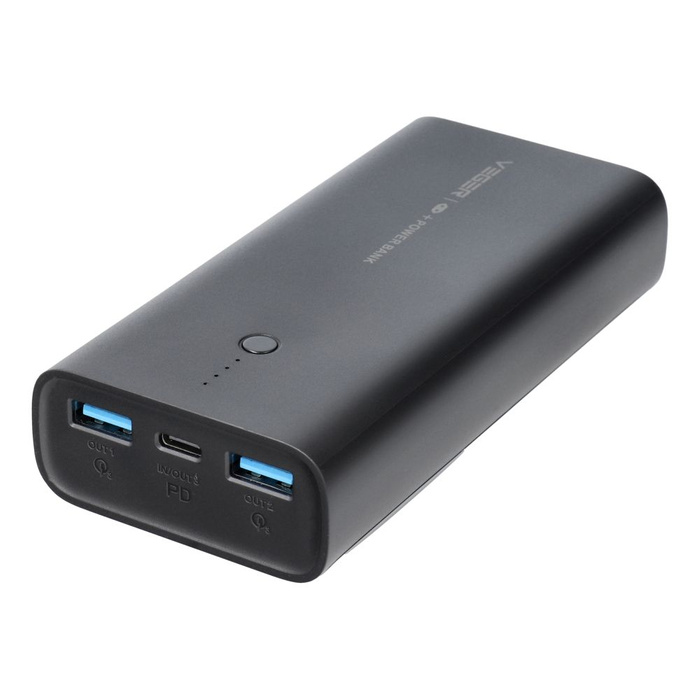 Powerbank Veger ACE100 (W1146) PD QC3.0 20W 10000 mAh czarny